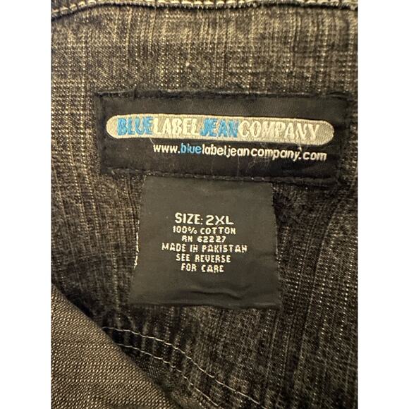 Blue Label Jean Company Denim Jacket, Size 2XL - Picture 9 of 11